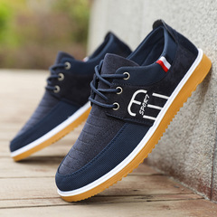 Men's Spring 2024 New Breathable Canvas Shoes, Old Beijing Style, Men's Han Version, Trendy Sports Casual Shoes