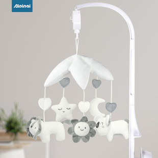Baby bed Bell Bell baby sleep plush toy hanging Bell baby rotating with bracket bed Bell spot products