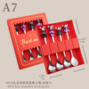 Brand high quality spoon, cartoon set, fruit fork stainless steel, tableware, with little bears