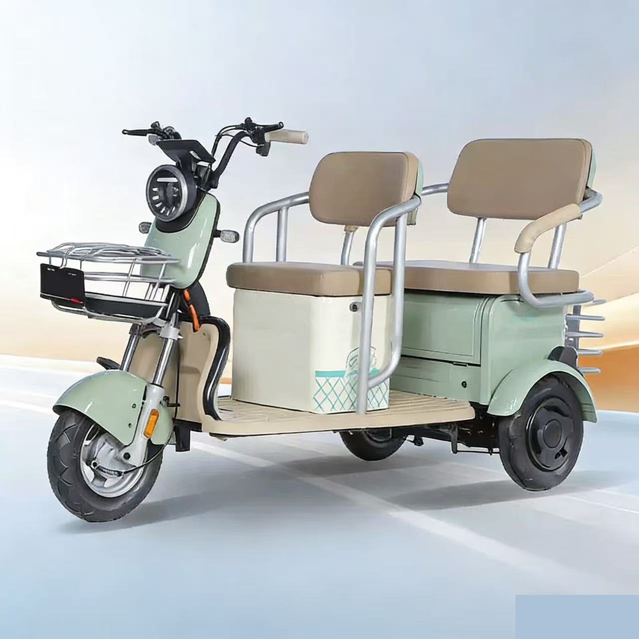 C6 triciclo eléctrico comercio exterior mayorista ocio automóvil eléctrico doméstico de alta potencia coche de batería para personas mayores triciclo