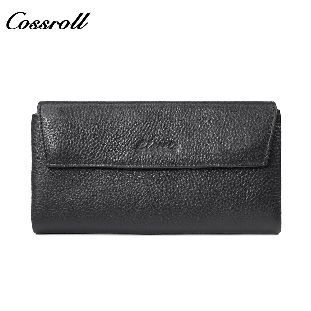 Premium Top Grain Cowhide Leather Clutch Long Wallet For Women, Luxury Cross-Border Genuine Leather Card Holder - Thumbnail 5