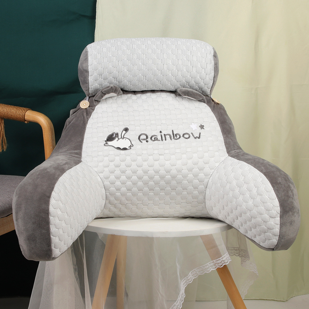 De dibujos animados de frijol de hielo cojín del sofá cojín de oficina en casa cintura almohada de peluche de juguete femenino Regalo de Cumpleaños lote