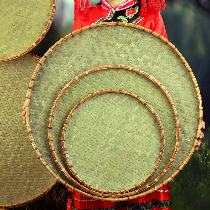 Peel de naranja secado, tela de bambú secada