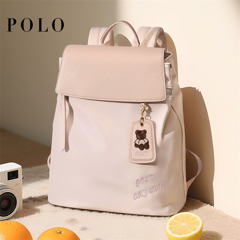 Polo Backpack Women's Bag Casual Lightweight Backpack iPad Computer Bag Travel Bag Student School Bag Polo Backpack Women's Bag Casual Lightweight Backpack iPad Computer Bag Travel Bag Student School Bag