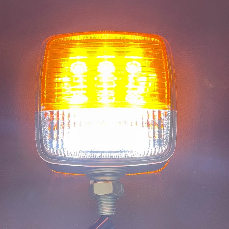 Forklift Turn Signal Led Front Light Heli Hangzhou Lonking 12V24V Double-Sided Square Steering Front Width Assembly