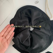 超大号还是来了~缎面肠发圈头饰扎头发饰后脑勺盘发头绳韩国ins