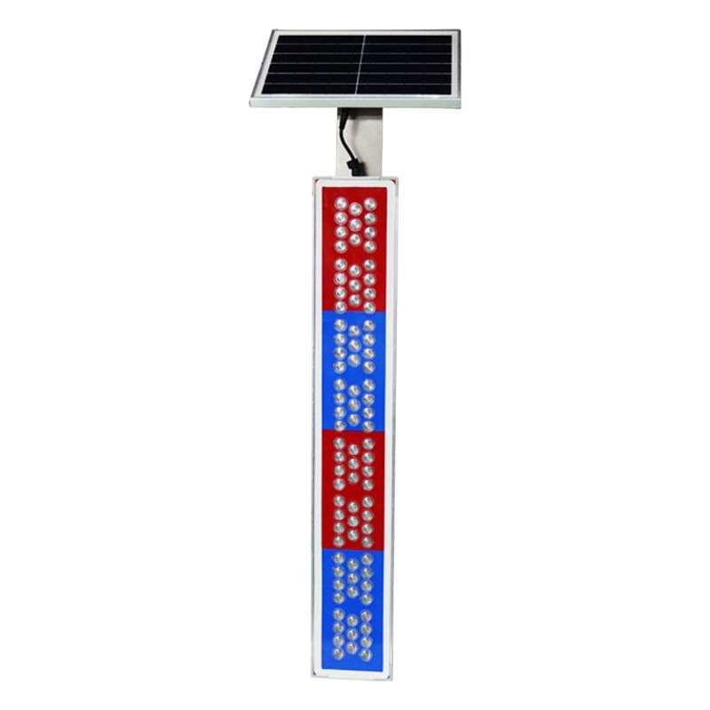 Luz estroboscópica vertical de tráfico led Solar, carcasa de aluminio, tira larga, luz de advertencia, tira vertical de ingeniería, luz estroboscópica image 1