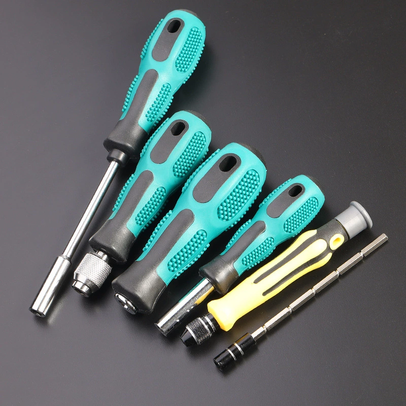 6,35 мм ручка шатуна 1/4 отвертка многофункциональная втулка насадка головка отвертки адаптер для отвертки стержень