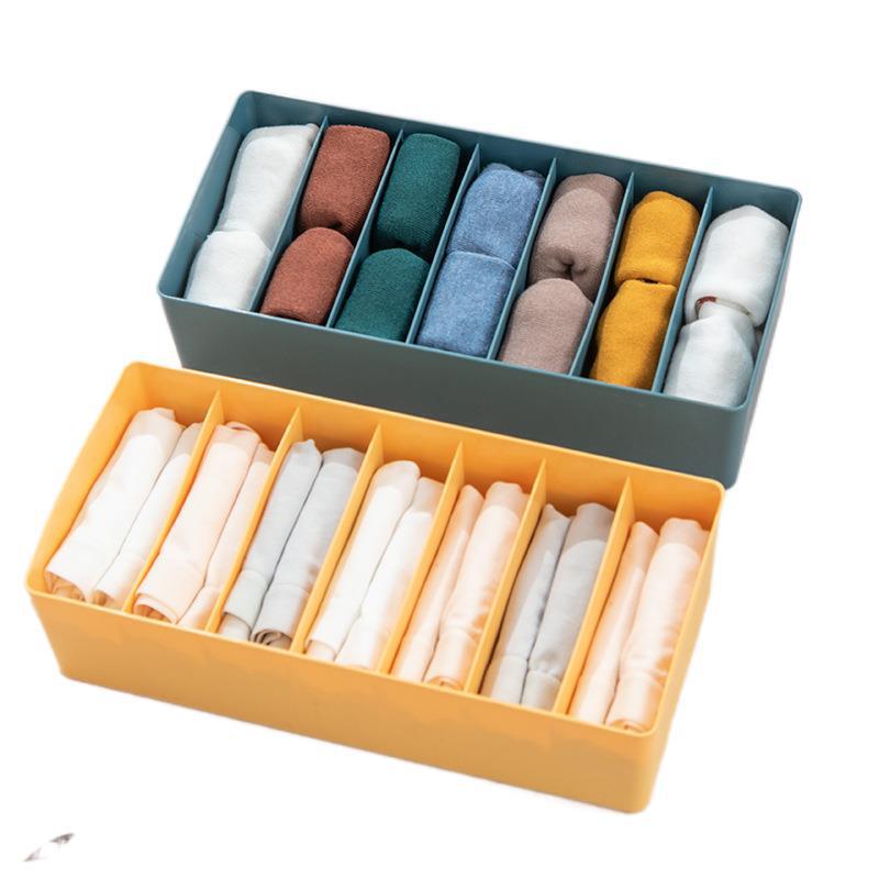 Caja de almacenamiento de ropa interior doméstica tres en uno dormitorio calcetines de sujetador de mujer ropa interior caja de almacenamiento de ropa interior fabricante en stock