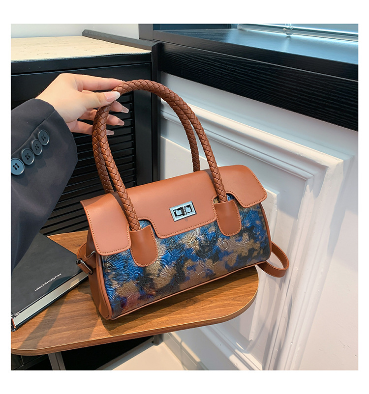 Women's Retro Handbag Chinese Style Shoulder Bag For Mature Women_voghion.com