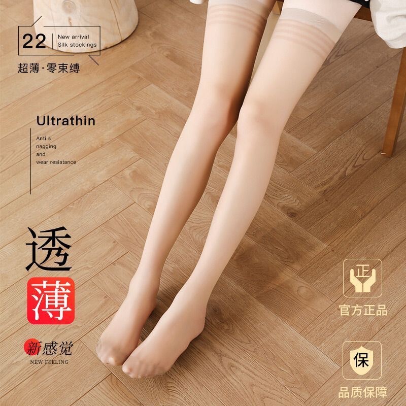 Over-The-Knee Striped Long Stockings for Women, Thin Summer Style, Core-Spun Silk, Black Long Over-The-Knee Socks, Thigh-High Socks Over-The-Knee Striped Long Stockings for Women, Thin Summer Style, Core-Spun Silk, Black Long Over-The-Knee Socks, Thigh-High Socks