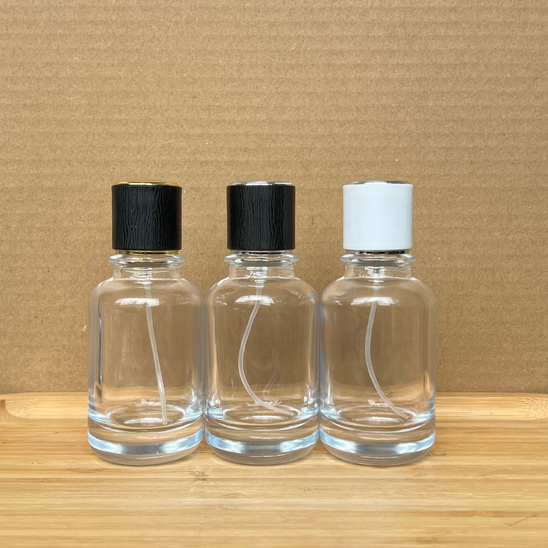 现货 YY102-50ml-7卡口香水喷雾分装玻璃空瓶/化妆品便捷透明空瓶