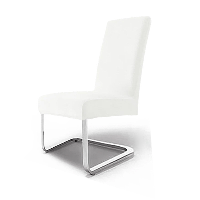 cubierta de silla de terciopelo elástica de plata gruesa cubierta de silla de comedor de hotel cubierta de polvo cubierta de silla de alto nivel sentido transfronterizo