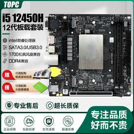 酷睿i5 12450H板载CPU套装12代台式机ddr4主板ITX电脑全新套装DIY