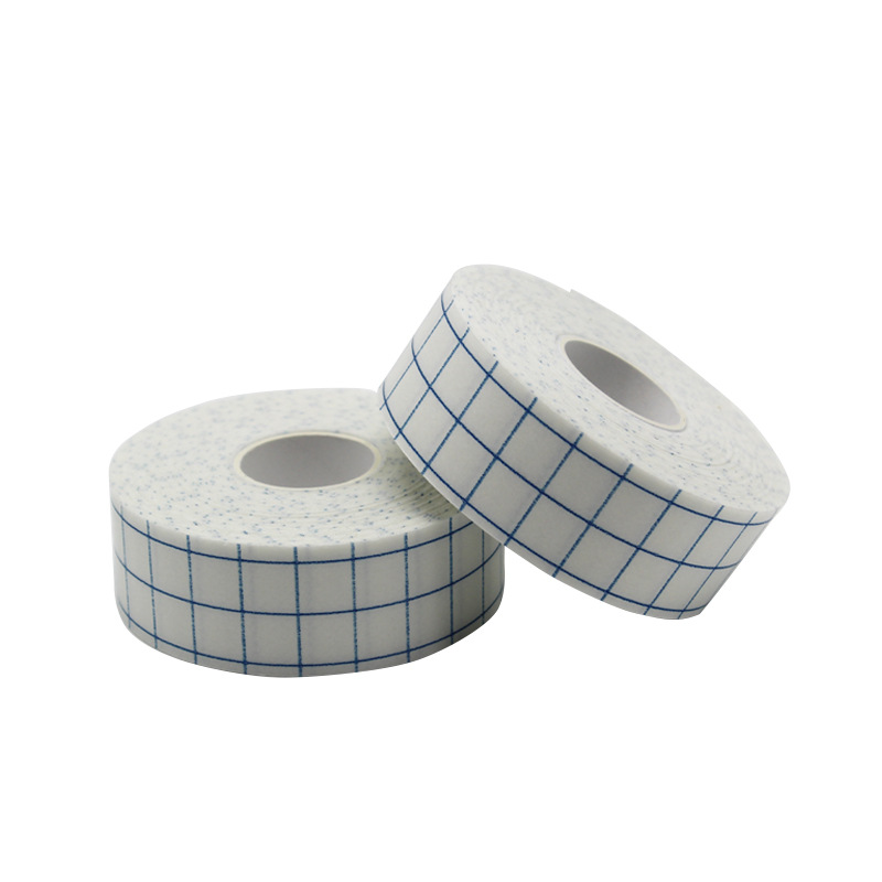 Rollo de apósito de tela no tejida spunlace malla transpirable cinta de protección de fijación de catéter de infusión vendaje cinta adhesiva