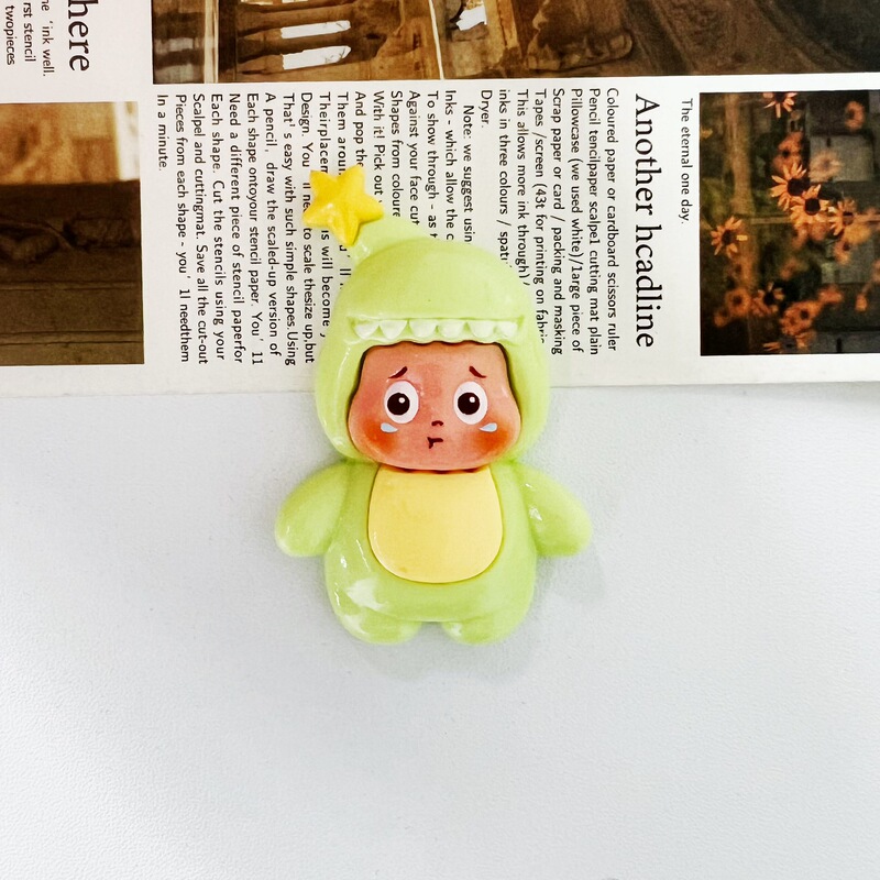 大号小星人卡通diy树脂配件手工奶油胶冰箱贴创意磁吸装饰吸铁石|undefined