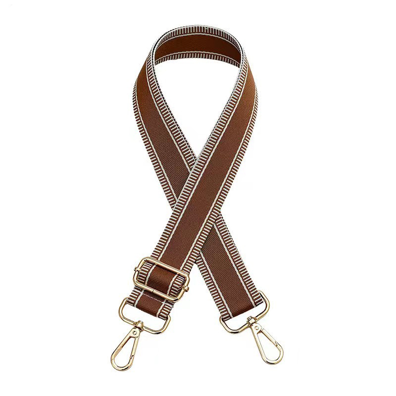 Polyester Cotton Stripe Solid Color Bag Strap display picture 17