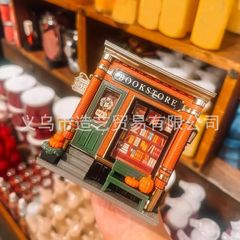 跨境热销Micro Night Light Bookstore微型夜灯书店氛围摆件