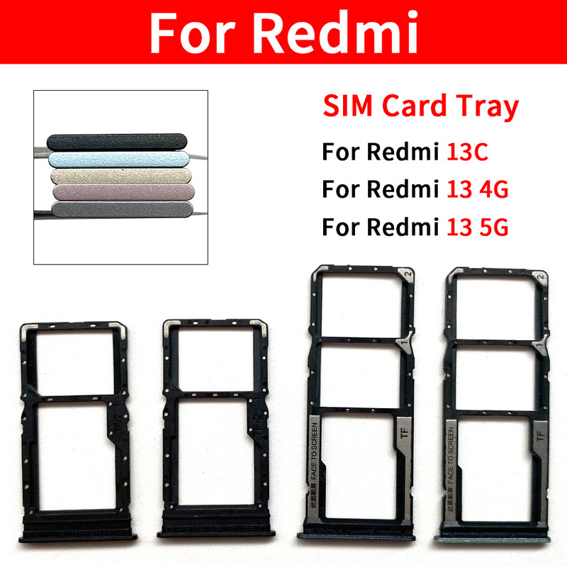 Dual card card holder is suitable for millet red rice 13 4G 5G 13C mobile phone SIM chip slot to send and take card pin