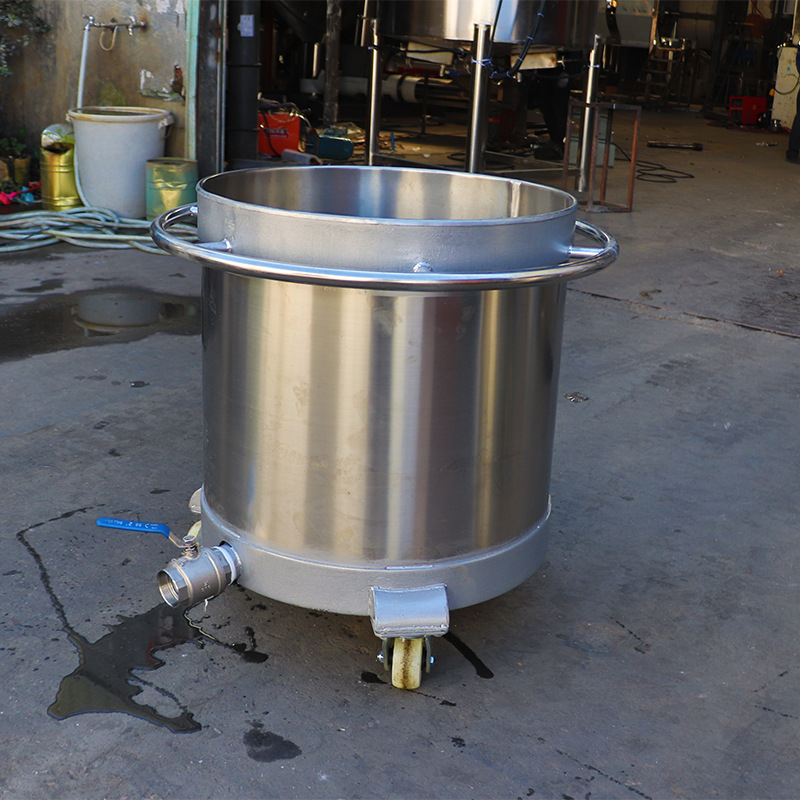 分散机搅拌桶 油漆涂料胶水不锈钢拉缸 移动式不锈钢拉缸