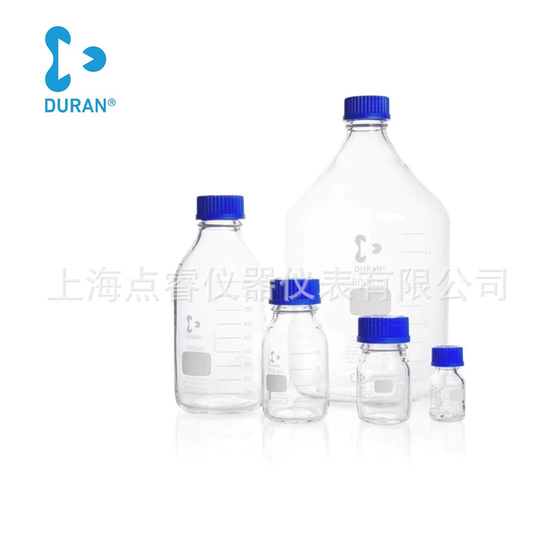 Schott DURAN  218014459SC 500ml蓝盖试剂瓶透明丝口蓝盖试剂瓶