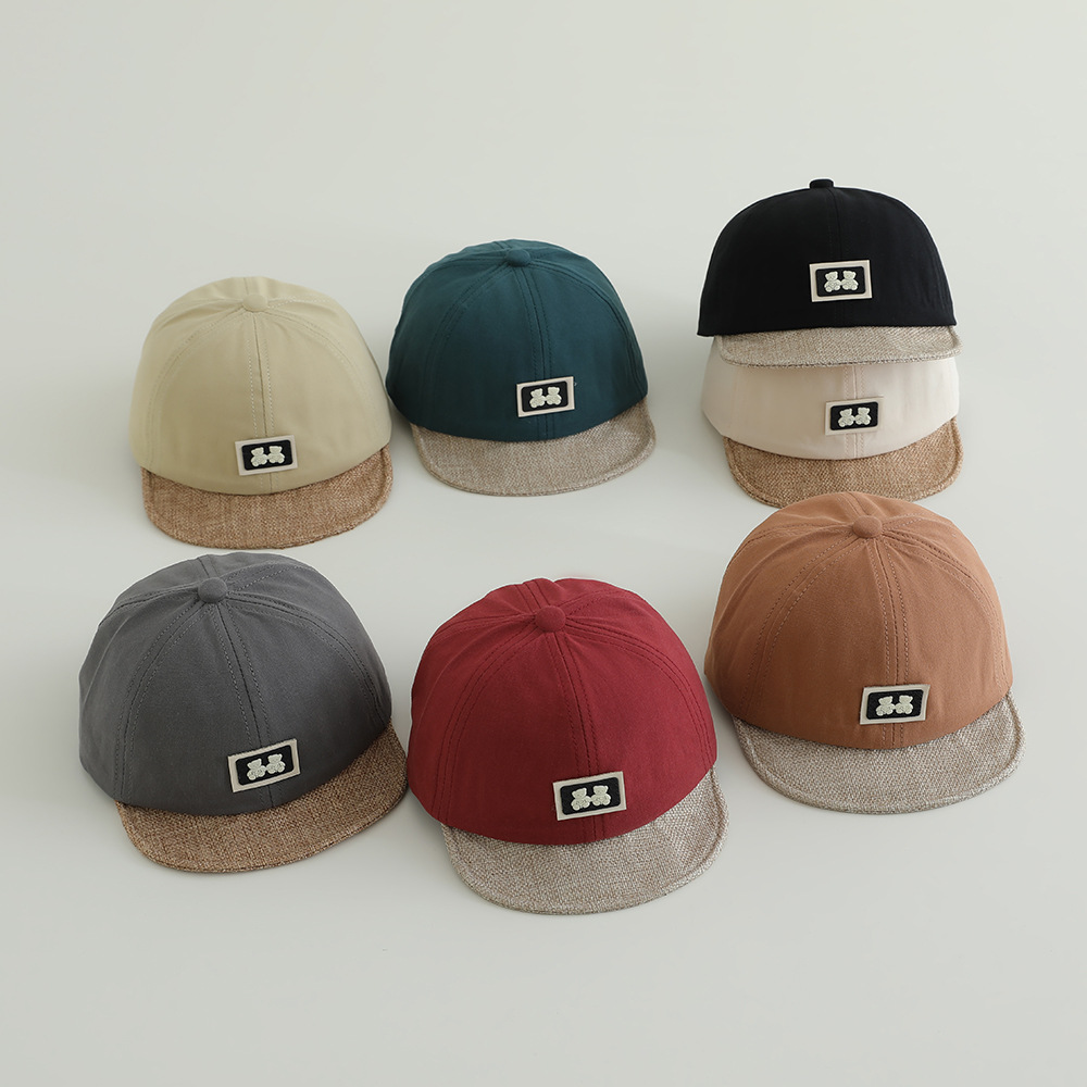 12-30 Sombrero para bebés primavera y otoño delgado ajustable gorra gorra gor