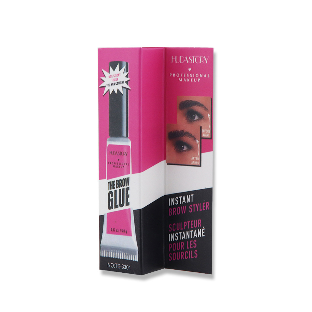 huda story Shaping Eyebrow Gel: Transparent water-resistant eyebrow shaping glue, natural, long-lasting and three-dimensional eyebrow gel undefined
