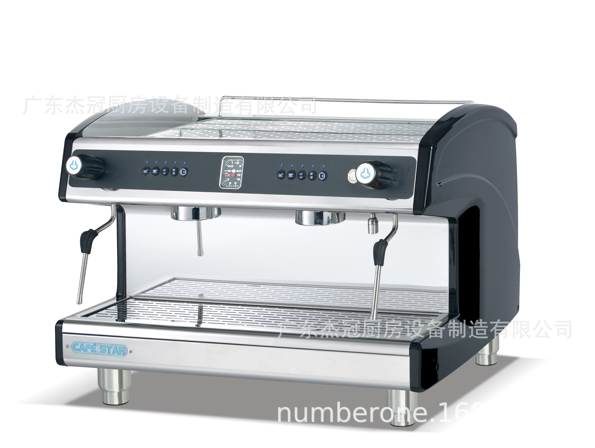 Máquina de café semiautomática comercial de doble cabeza K202T café de té con leche, máquina de extracción de leche, máquina de té y café italiano