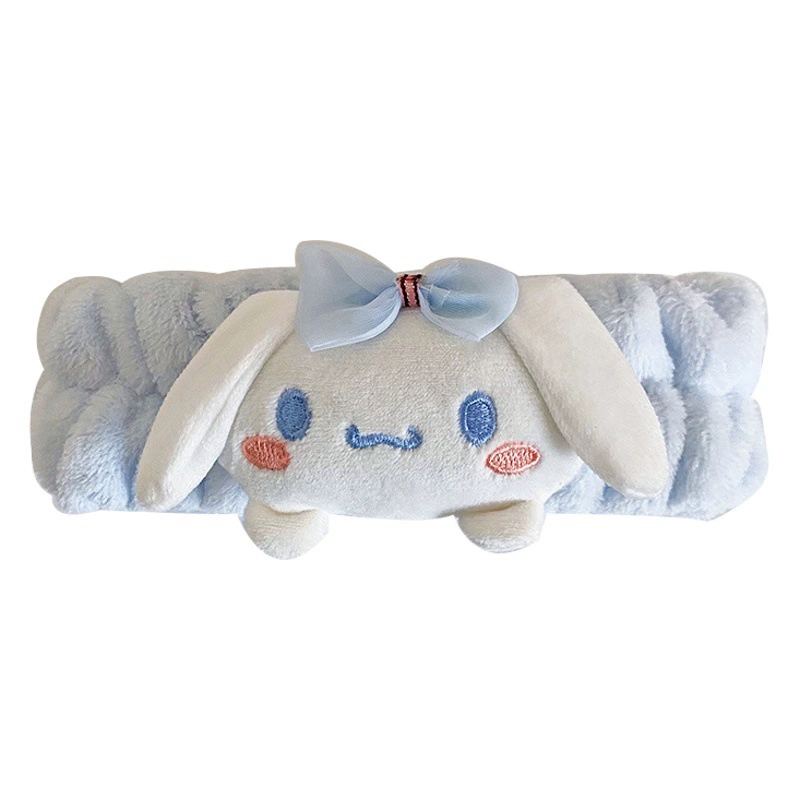 Корейская чистая красная мультяшная кукла повязка на голову милая девушка для мытья лица макияж обруч для волос повязка на голову с фланелевым головным убором для волос