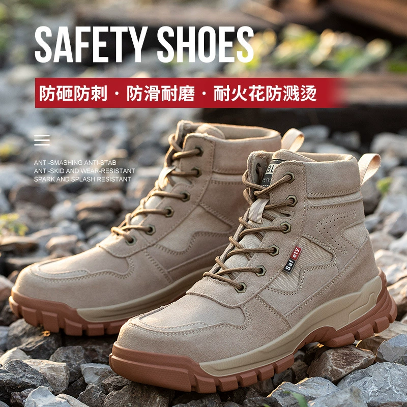 Новые зимние теплые защитные ботинки с изоляцией 6 кВ, высокие удобные рабочие ботинки, с защитой от ударов и проколов, всесезонные рабочие ботинки