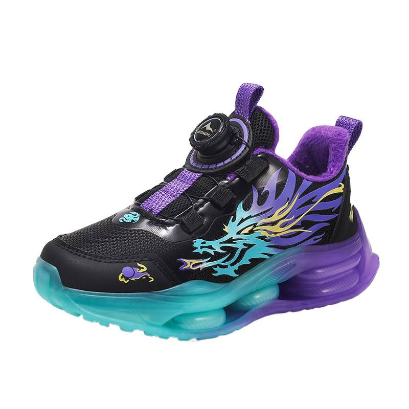 Zapatos deportivos para niños 2025, nuevo otoño y invierno con piel de terciopelo grueso impermeable y antideslizante, zapatos de algodón calientes para niños