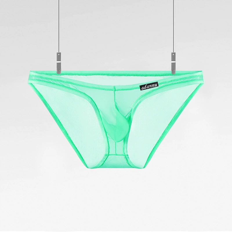 TEMU светлая, прозрачное нижнее белье sexy низкая талия дымчатые штаны дышащие стимуляторы булка мешок AD782