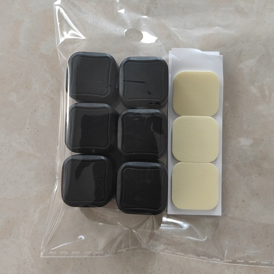 Magnetic cable organizer [black 6 bags]