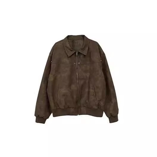Tide, autumn retro brown jacket, American style