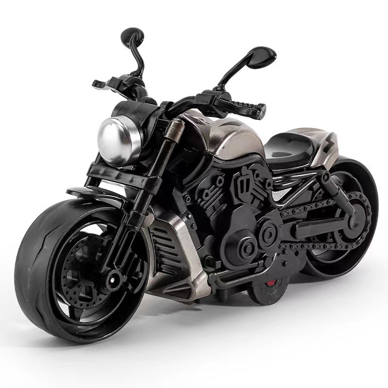 Modelo de coche de simulación motocicleta inercial para niños colisión deformable coche de policía especial juguete regalo al por mayor