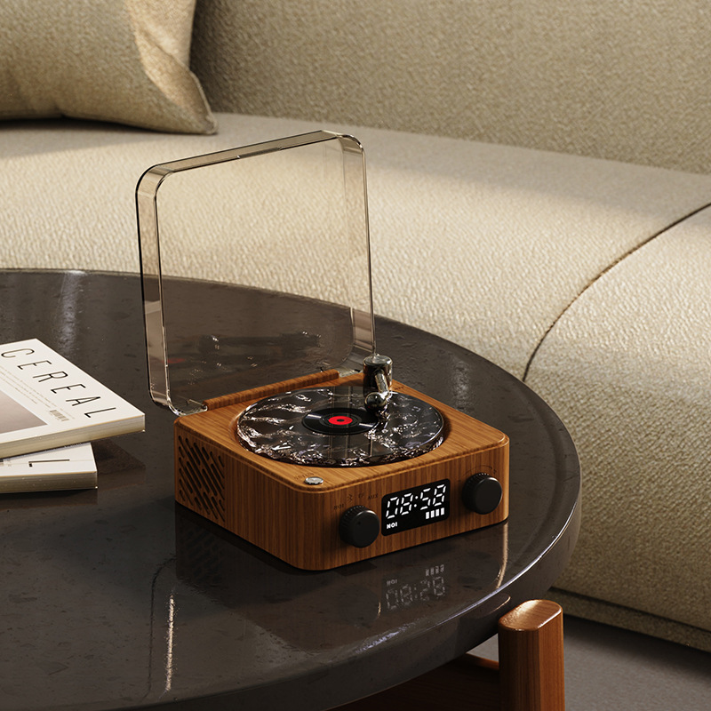 Official genuine goods KW03 Audio Record Player Wireless Bluetooth Audio High Quality USB Rechargeable Desktop Speaker Official genuine goods KW03 Audio Record Player Wireless Bluetooth Audio High Quality USB Rechargeable Desktop Speaker