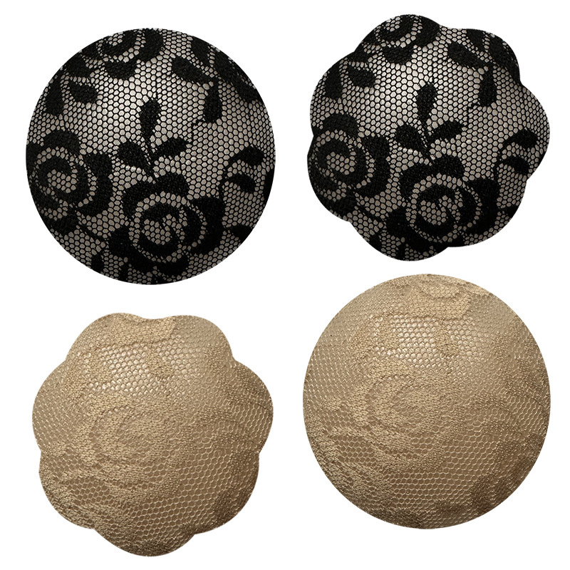 Invisible silicone lace nipple pads anti-bump nipple pads bra pads breathable silicone waterproof nipple pads