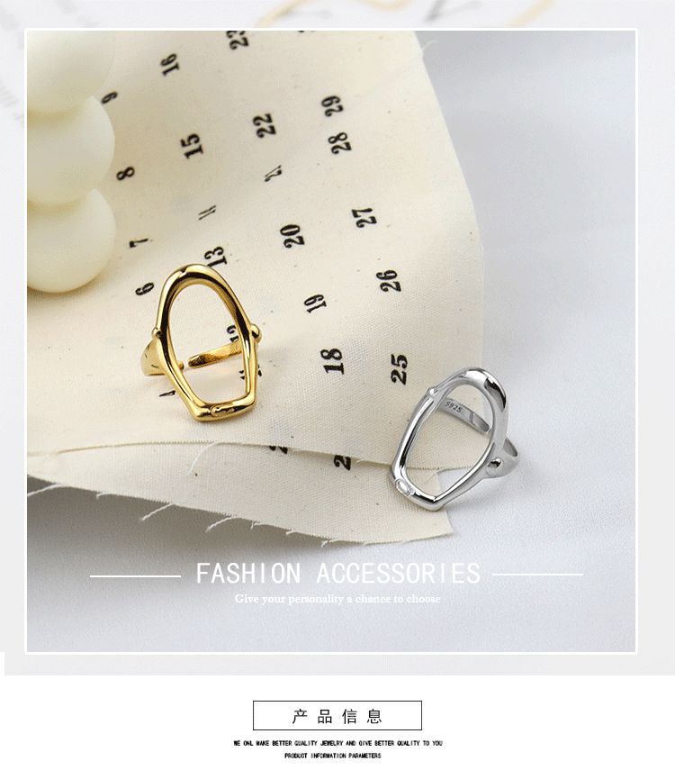 Korean style college style fashion hollow open ring wholesalepicture14