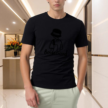 时尚男士夏装T恤2025新款夏季短袖夏款男孩上衣批发休闲百搭