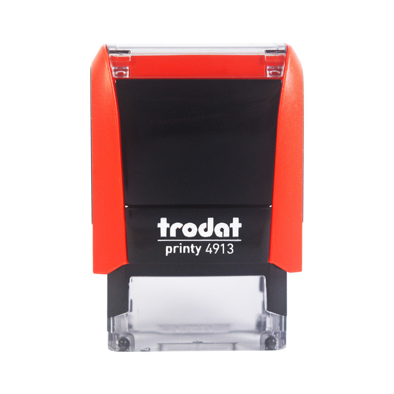 Sello de tinta de retorno de Zhuoda 4913 rectangular impresión de flip una variedad de especificaciones de sello de oficina de texto fecha sello al por mayor