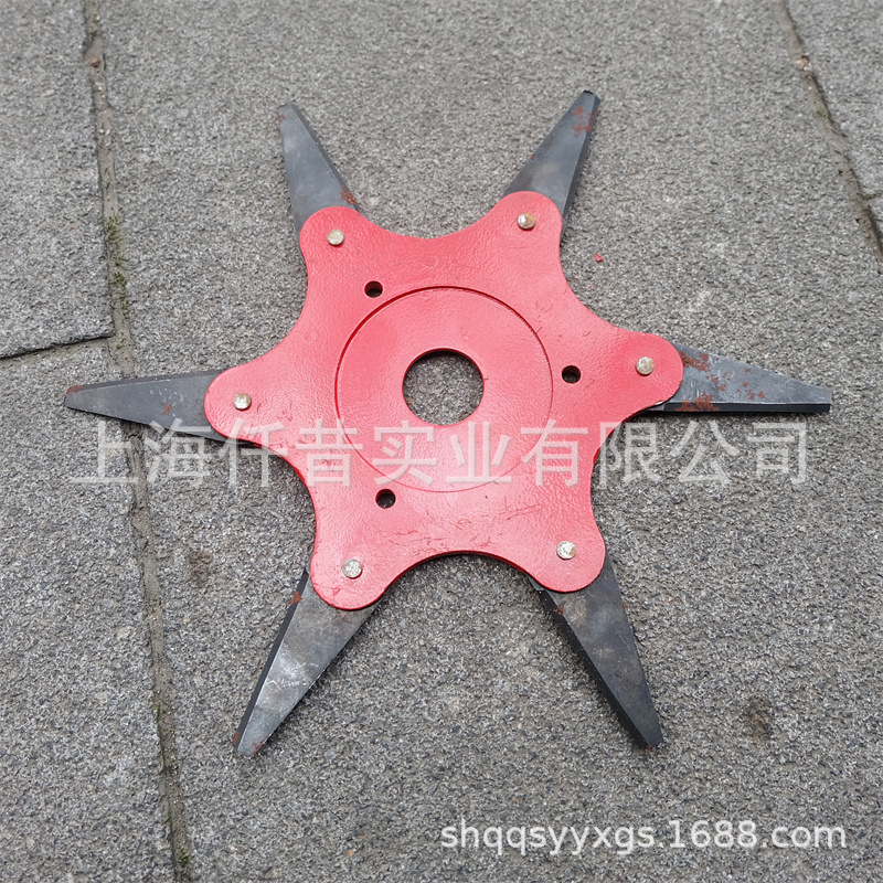 6齿柳叶刀甩刀适配斯蒂尔本田三菱川崎富世华割灌机打草机割草机