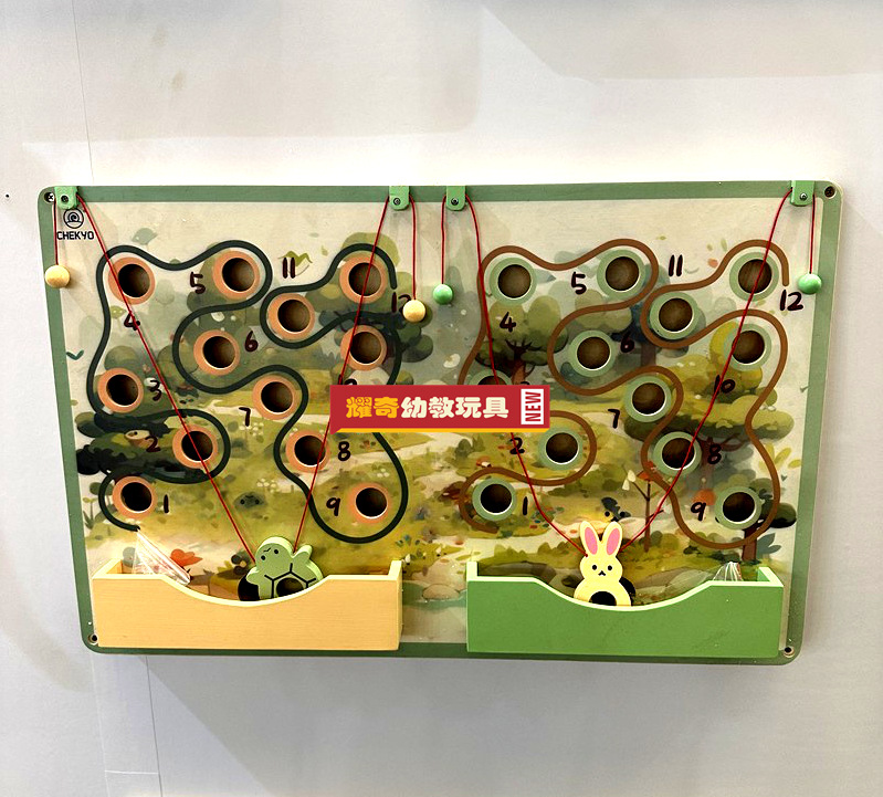 거북이와 토끼 경주 벽걸이 게임 70*45cm