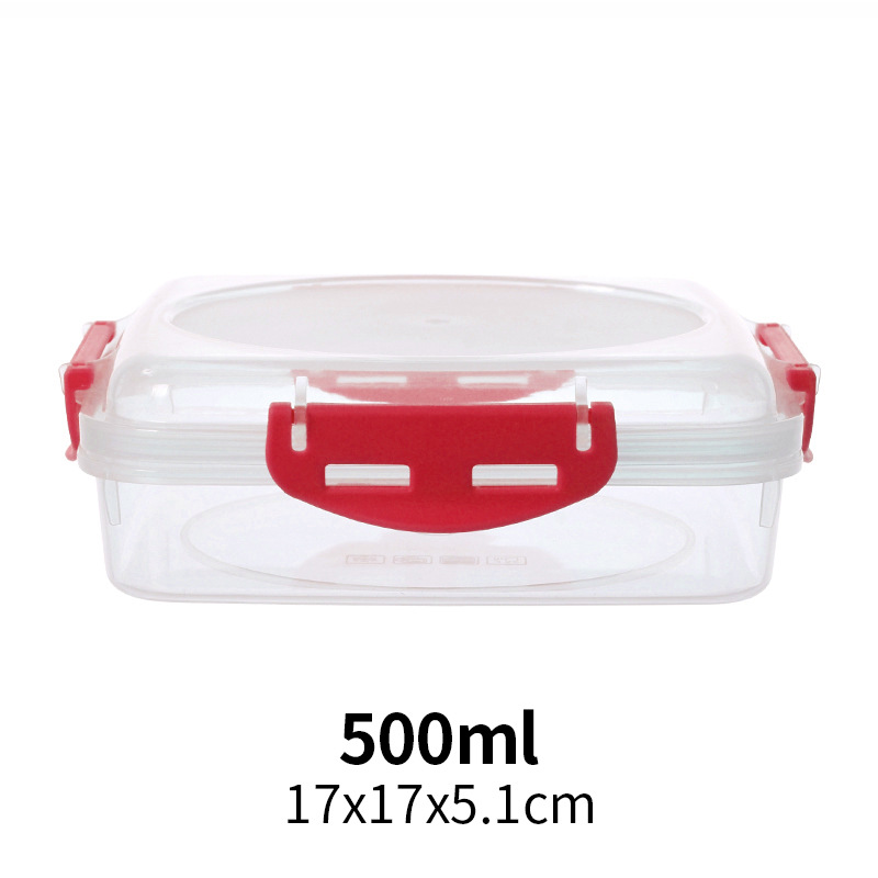 Sándwich caja de almuerzo de grado alimenticio pan crujiente sushi bola de arroz desayuno tostadas caja de embalaje al aire libre microondas