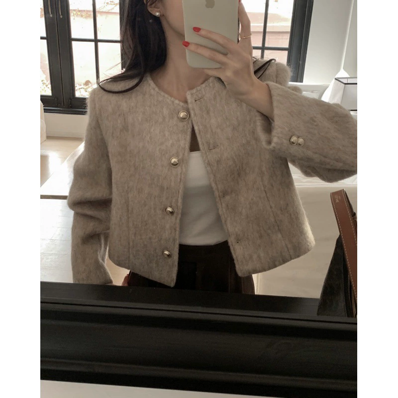 Корейский чик осень-зима новый темперамент маленький ароматный стиль