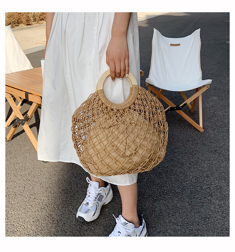 Fashion Hollow Straw Portable Bag Wholesale display picture 2