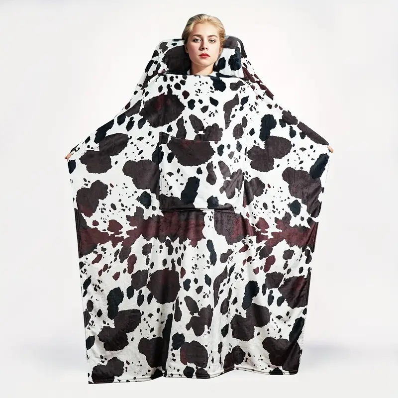 Cozy Car Blanket with Pillow