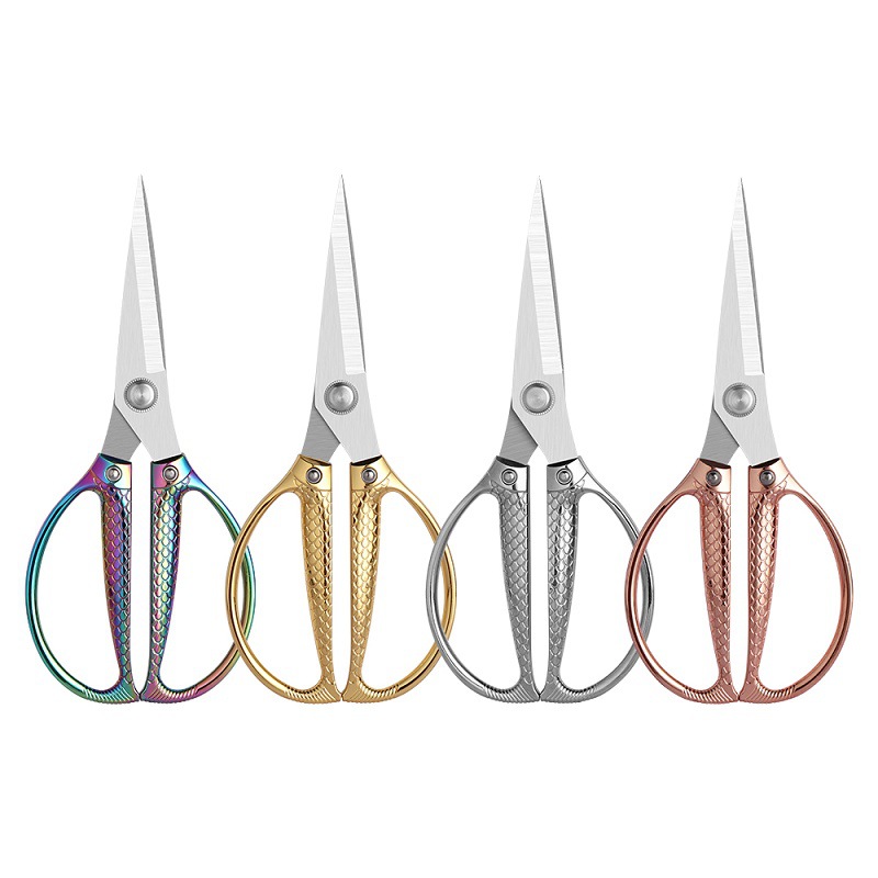 Yingcai multi-use food stainless steel scissors K88 double fish scissors household alloy kitchen scissors chicken bone strong scissors