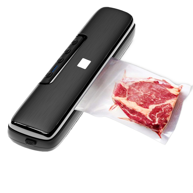 Máquina de sellado al vacío para el hogar transfronterizo máquina de sellado de mantenimiento fresco de cocina máquina de envasado al vacío de alimentos pequeños húmedos y secos