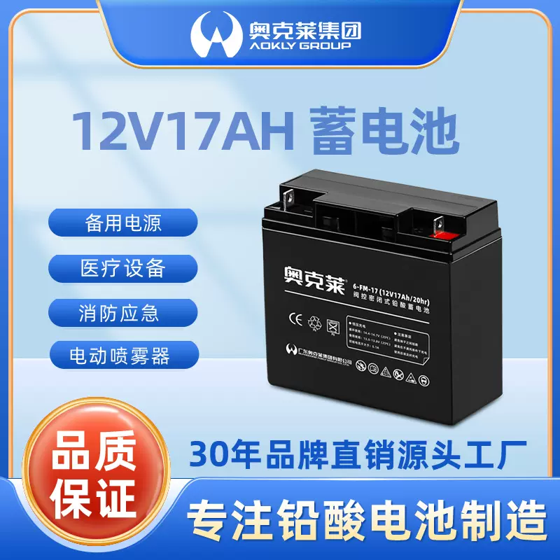 12V17AH 蓄电池FM小密系列医疗消防备用应急电源铅酸蓄电池批发