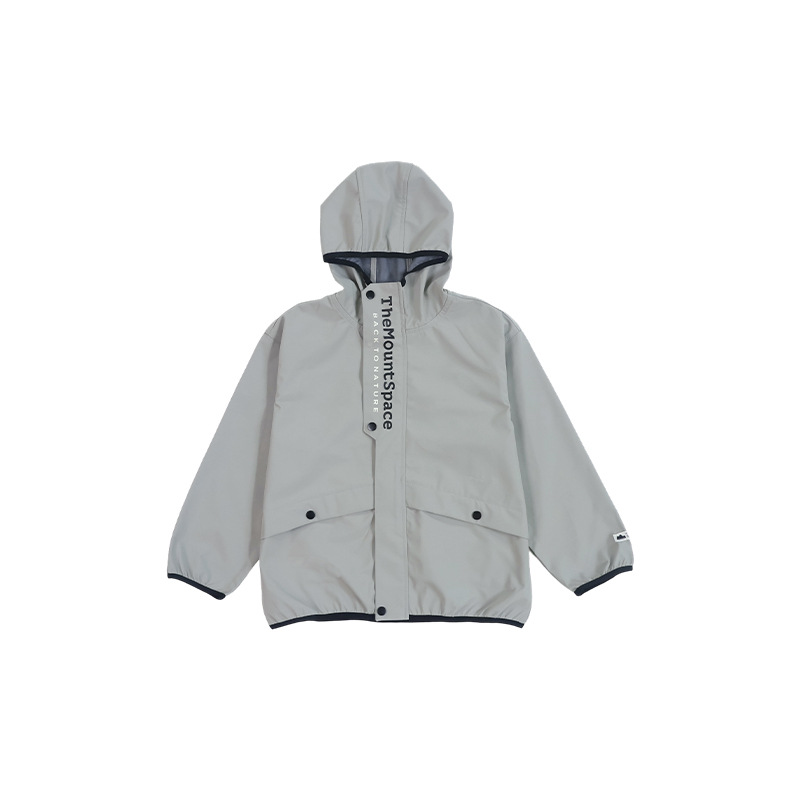 Chaqueta de terciopelo delgada para niños a principios de otoño nuevo chaqueta de asalto caliente para niños al aire libre Casual chaqueta con capuzas de color tierra